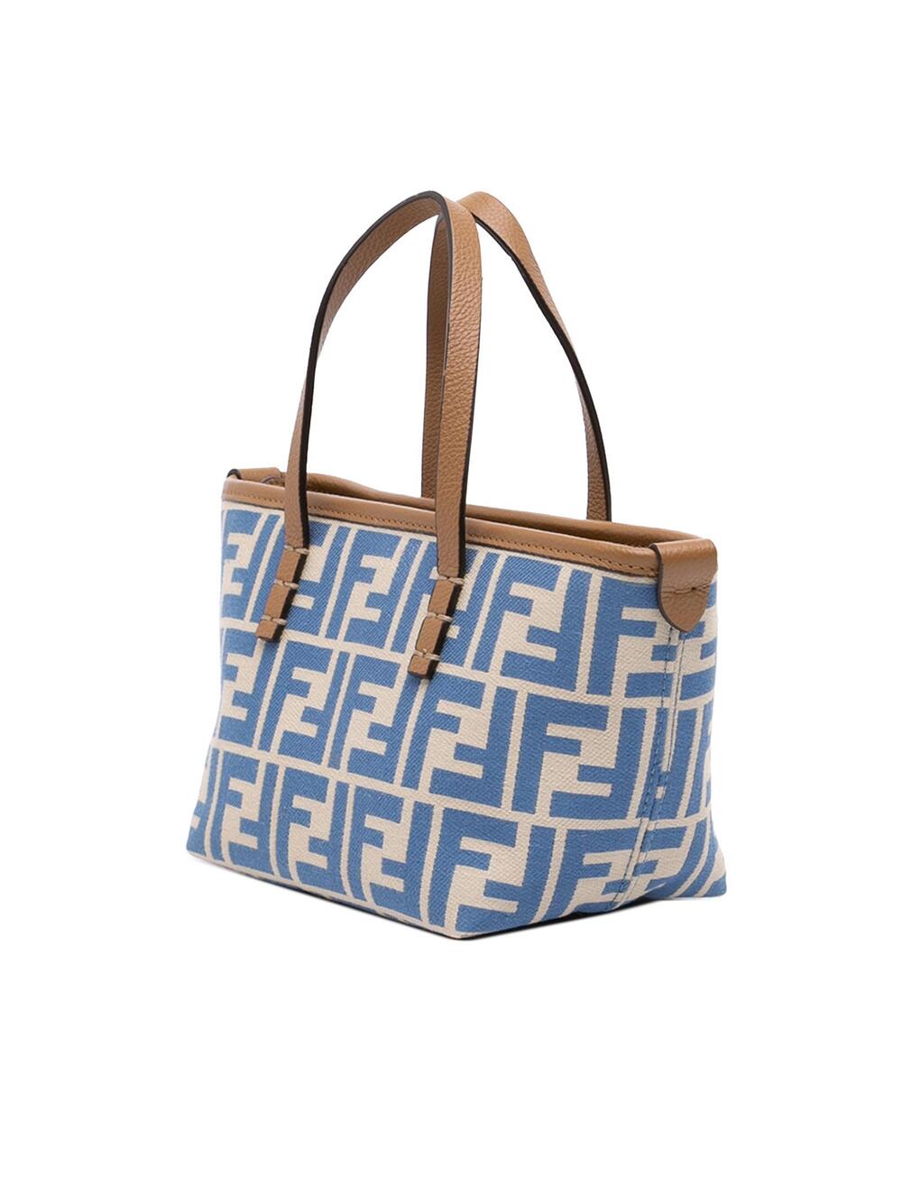 Fendi Mini Zucca Jacquard Roll Satchel #307676F70B - Picture 2 of 6